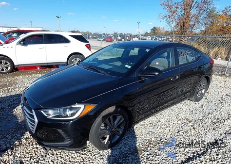 2018 Hyundai Elantra Sel z USA, uszkodzony, nr VIN 5NPD84LF8JH393834